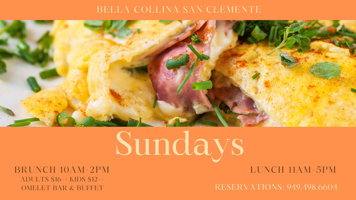 Sundays at Bella — Bella Collina San Clemente