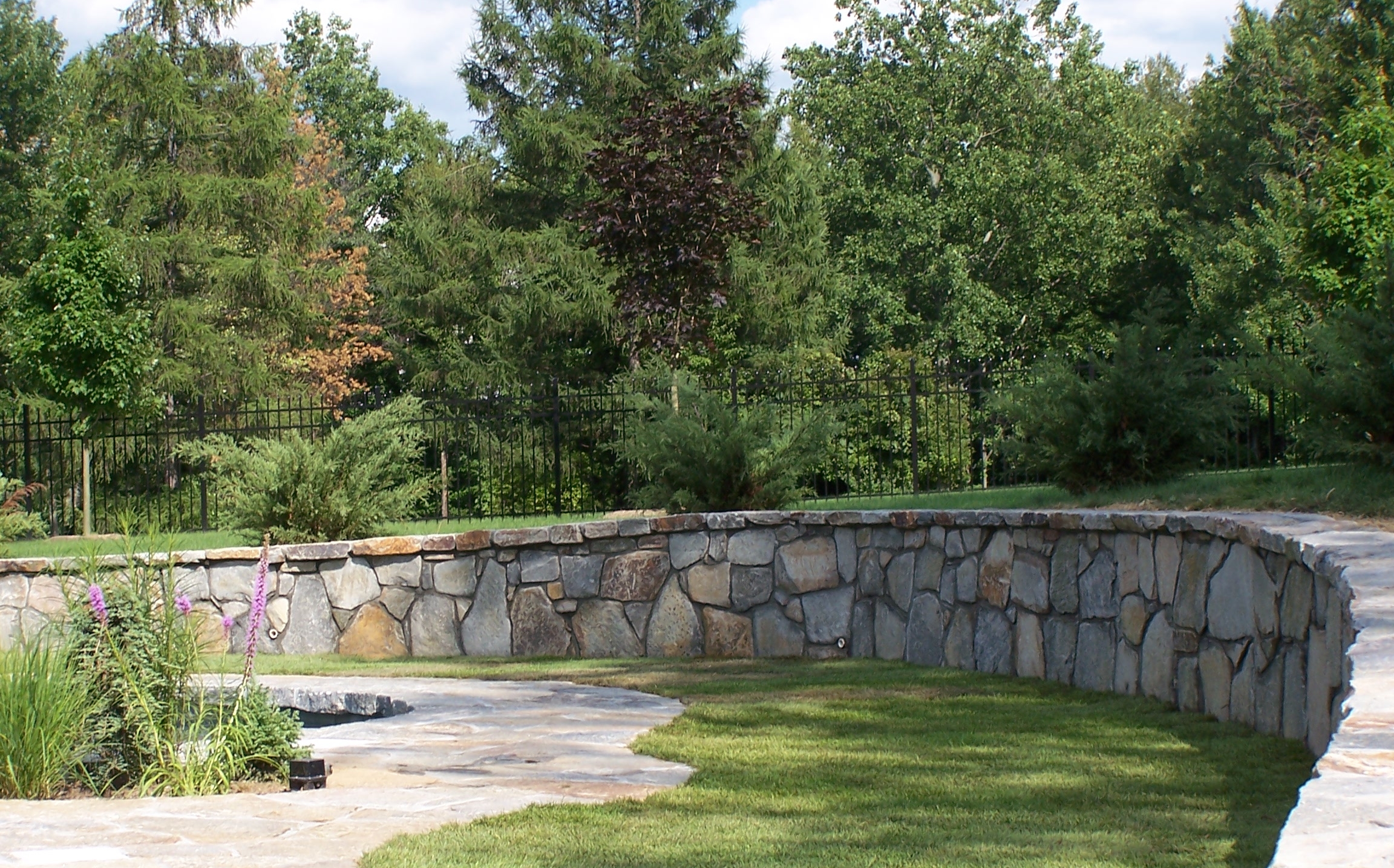 Ferndale Retaining Wall and Garden Wall Construction