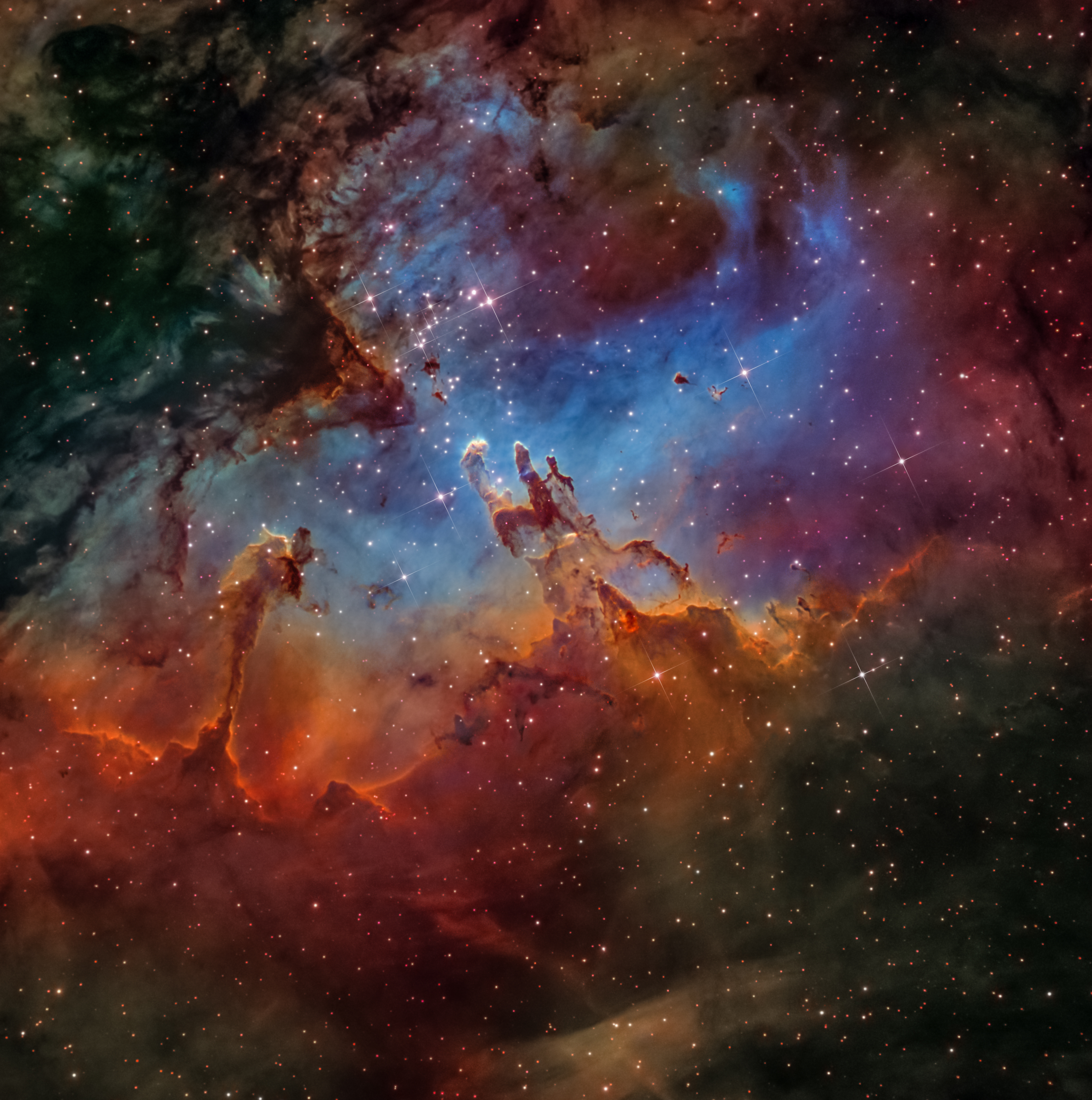 Eagle Nebula Hanson Astronomy Photos The Eagle Nebula M16.