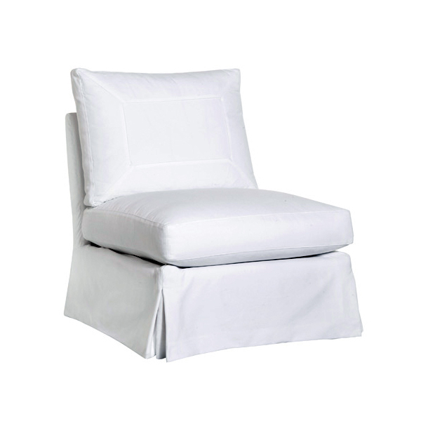 1.Seda Armless Chair