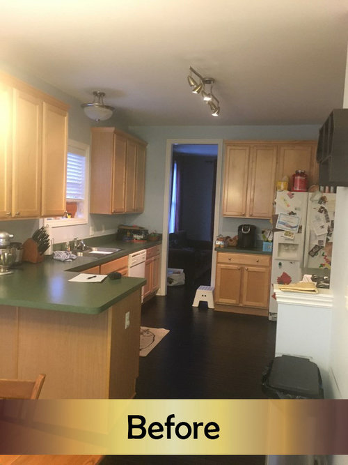 MODERN CANTON KITCHEN RENOVATION - Resource Blog | Kingdom Construction and Remodel - Before+1+text