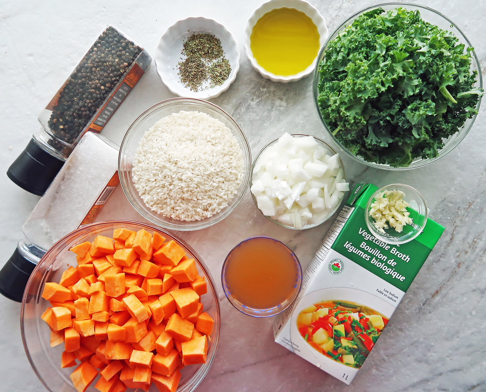 Oven-Baked Risotto with Sweet Potato and Kale — Yay! For Food