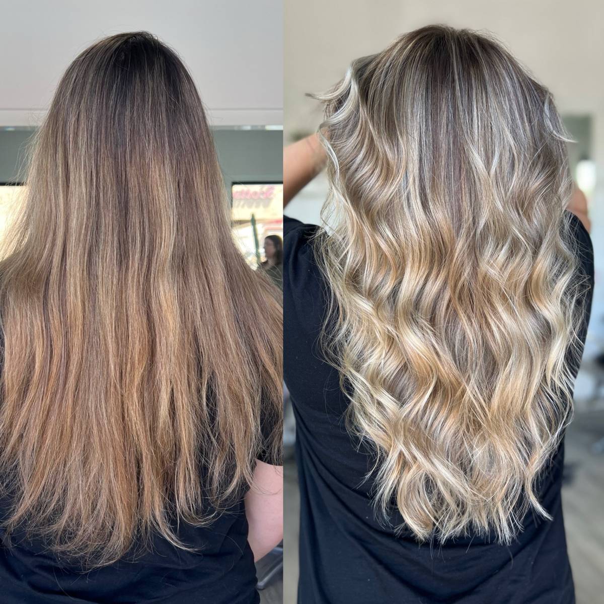 Before and after hair transformation by Dave Funseeka