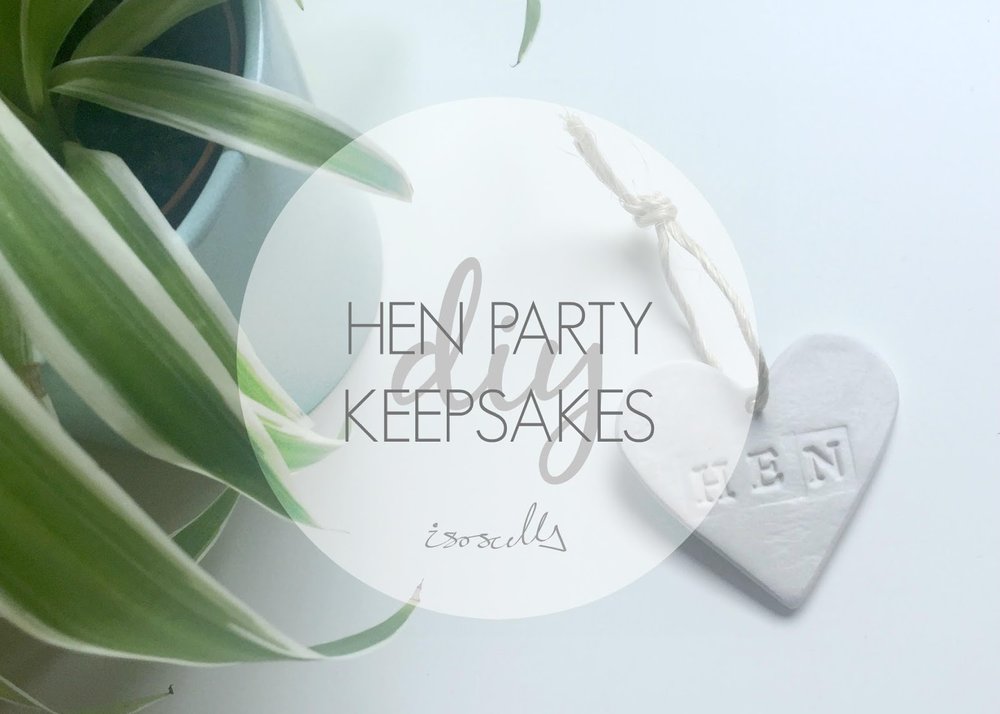 DIY Hen Party Keepsakes by Isoscella