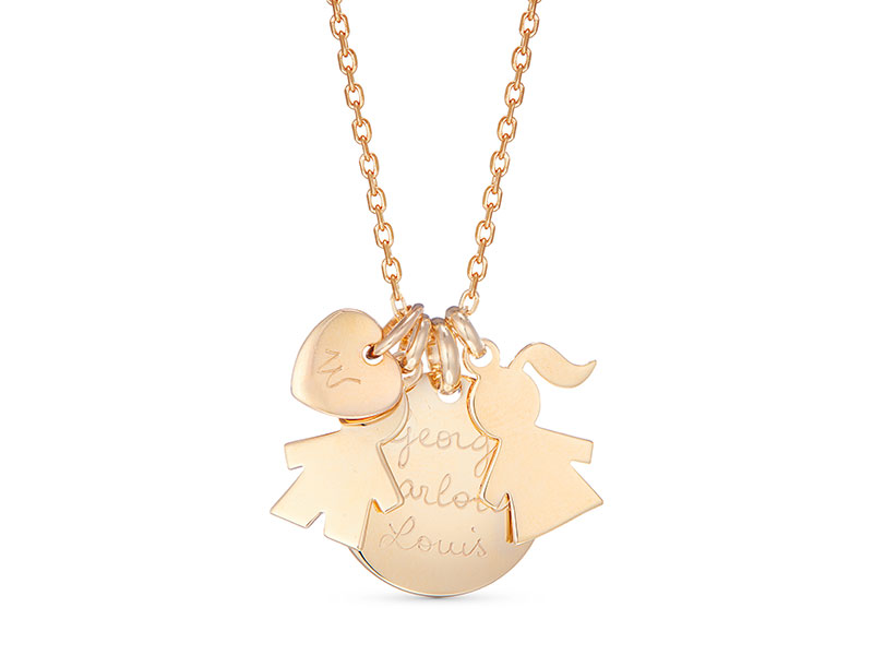 Merci Maman The Duchess Necklace in Gold — UFO No More
