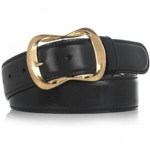 Alexander McQueen Glossed-leather Belt — UFO No More