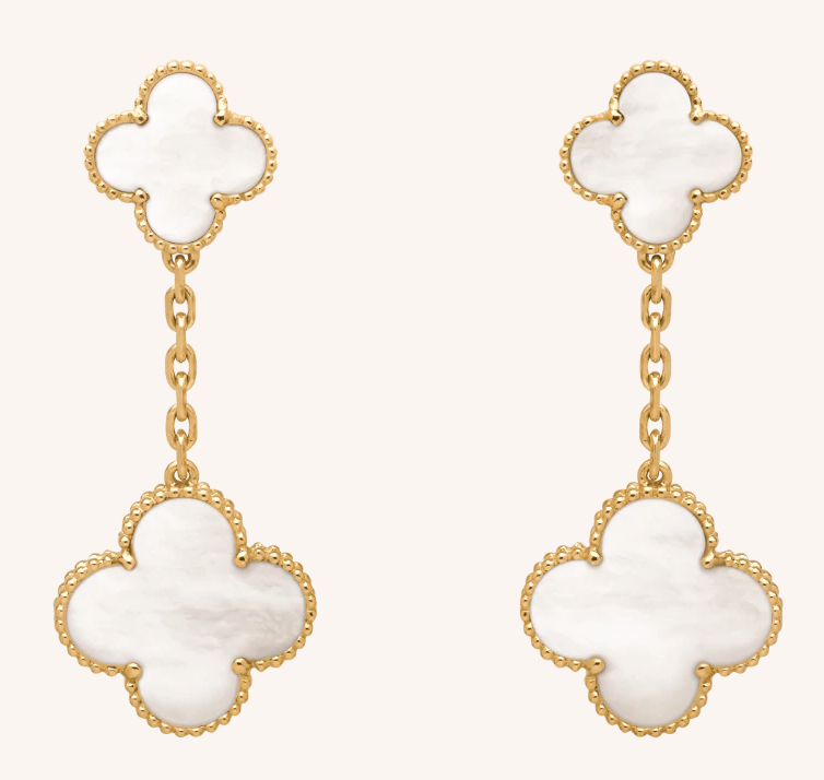Van Cleef & Arpels Magic Alhambra Earrings with 2 Motifs 