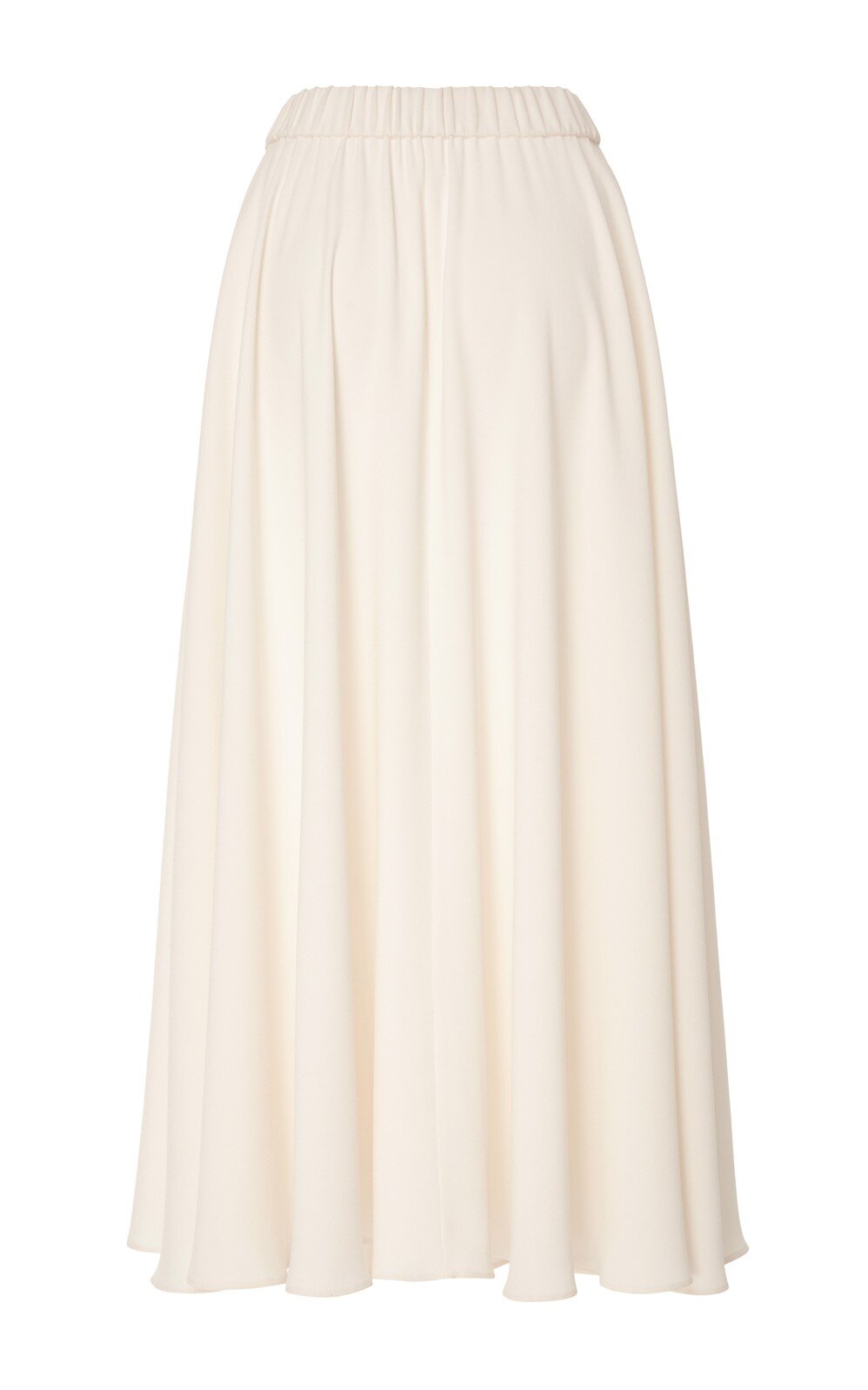 CO High Waist Midi Skirt in Ivory — UFO No More