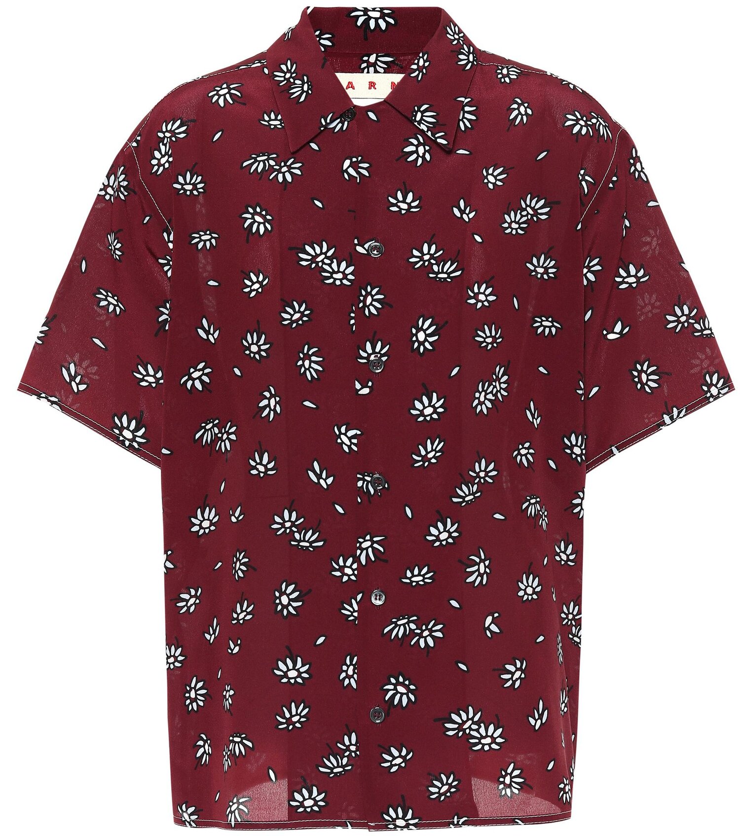 Marni Floral-Printed Silk Shirt — UFO No More