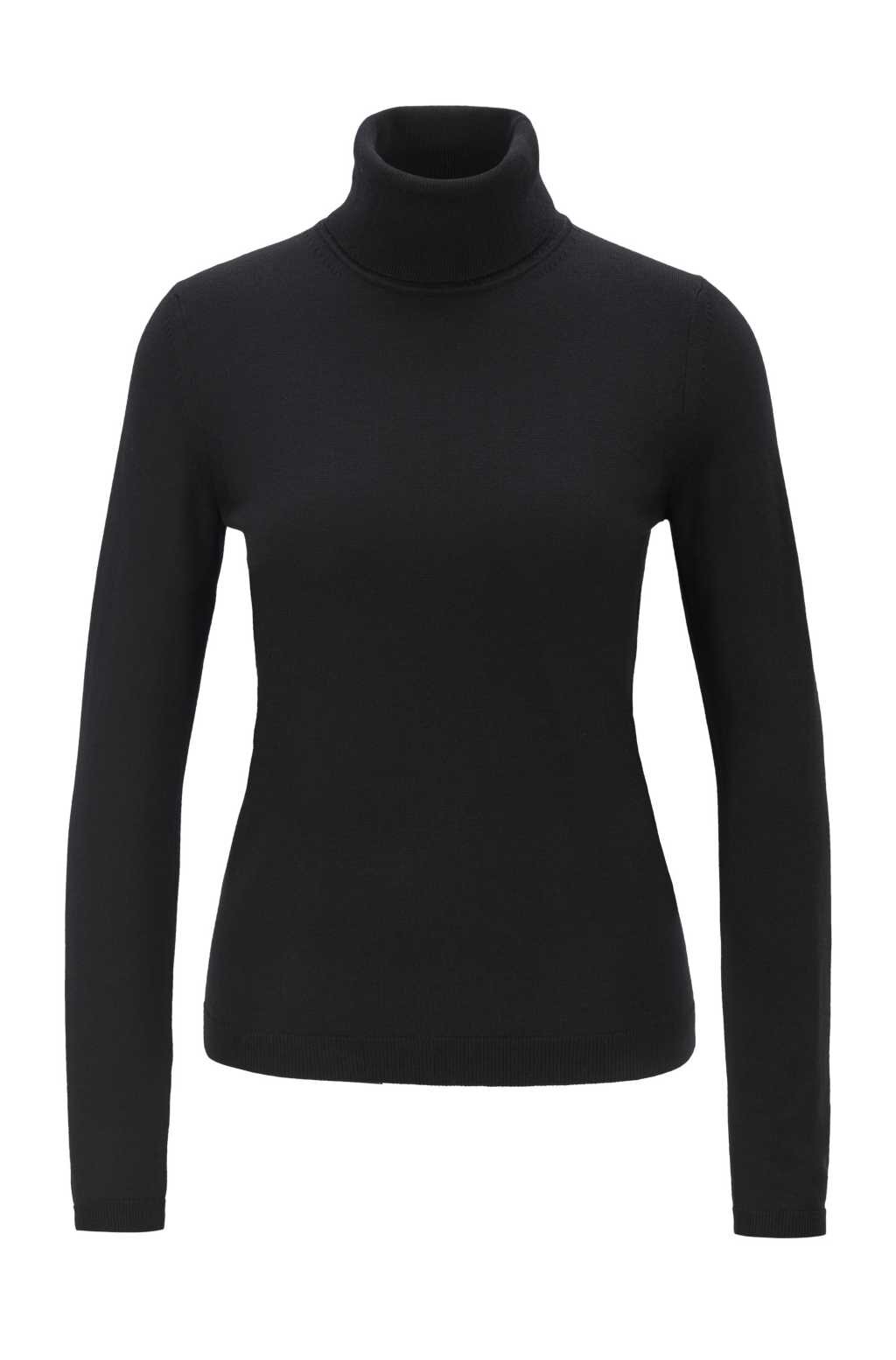 Hugo Boss Famaurie Roll-Neck Sweater in Black — UFO No More