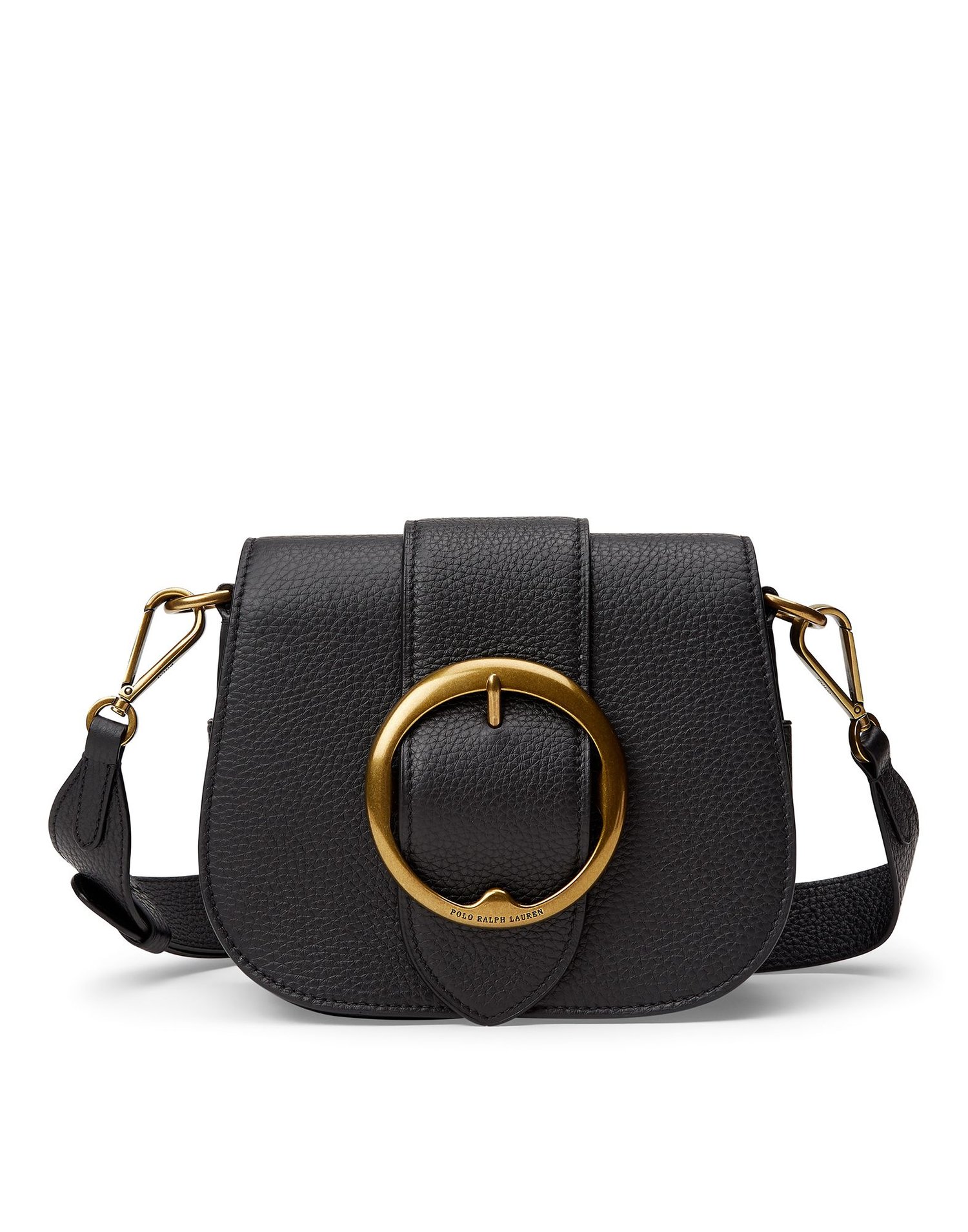 Polo Ralph Lauren Lennox Bag in Black Pebbled Leather — UFO No More