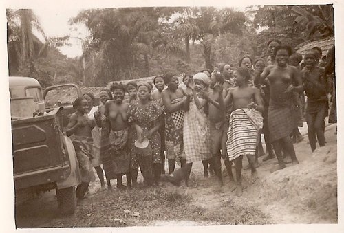 A Congo village in the 1950s.