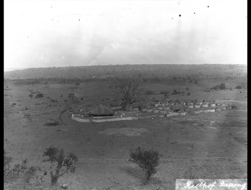 Rest house compound at Dapong, Togo in 1910.