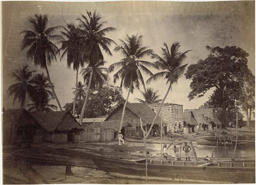 A rare photo of Lagos, Nigeria in the 1880s.