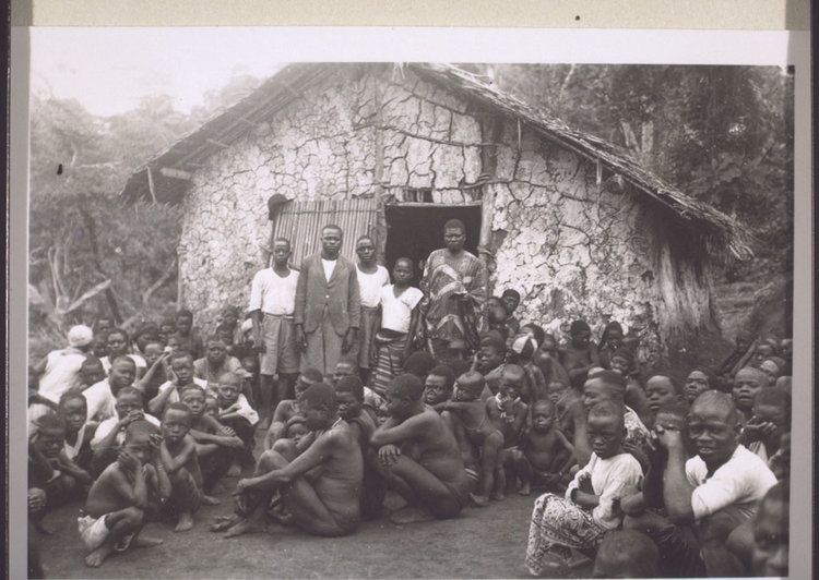 Schoolchildren and candidates for baptism in Ekom, Cameroon, 1930s.