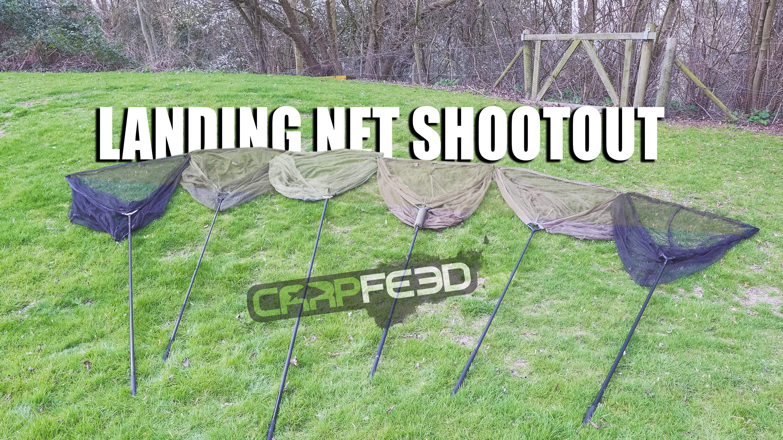 Carp Stalking Rod & 3BB BTR/Free Spool Reel Line Mat & Landing Net Fishing Set 