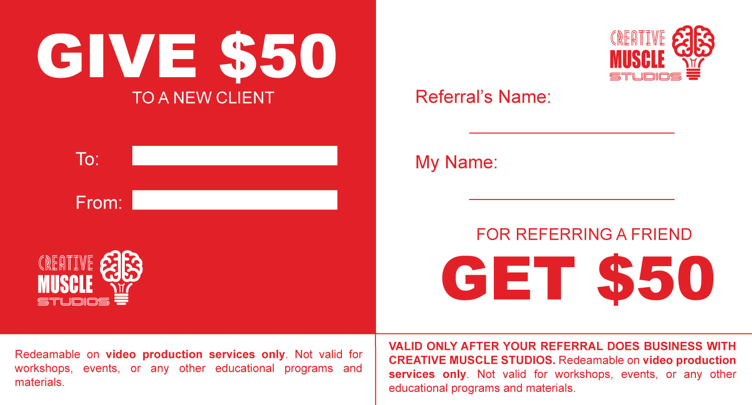 We Want to Reward You for Referrals