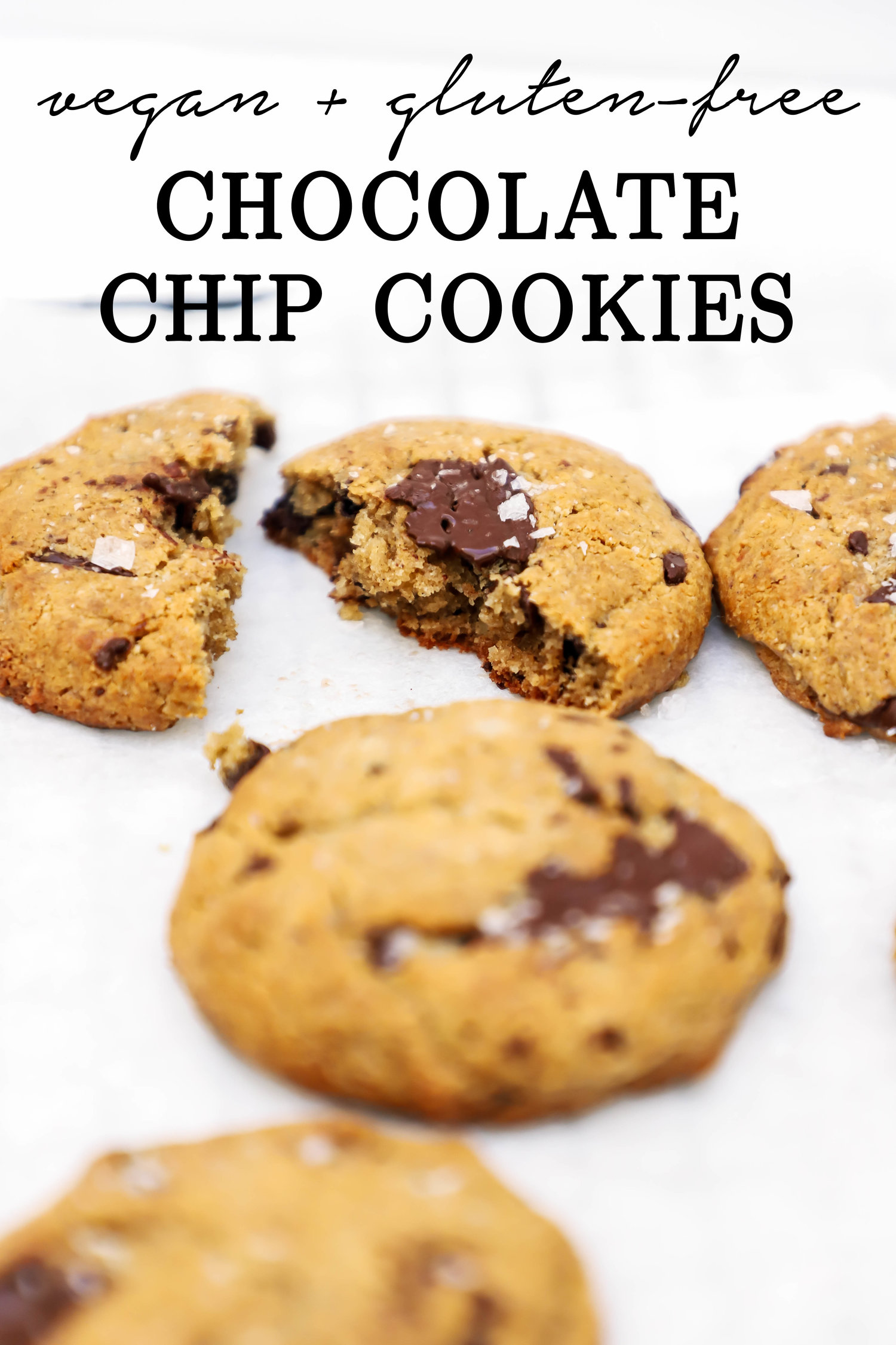 Vegan and Gluten-free Chocolate Chip Cookies