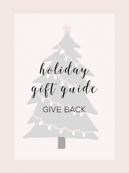 Gift Guide: Give Back