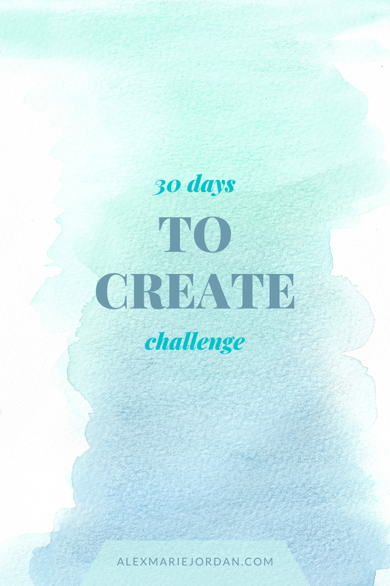 Introducing the 30 Days to Create Challenge