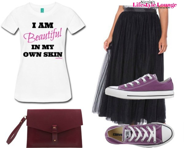Graphic Tee + Tulle Skirt: Graphic tees are the new way to make a bold statement. #fashion