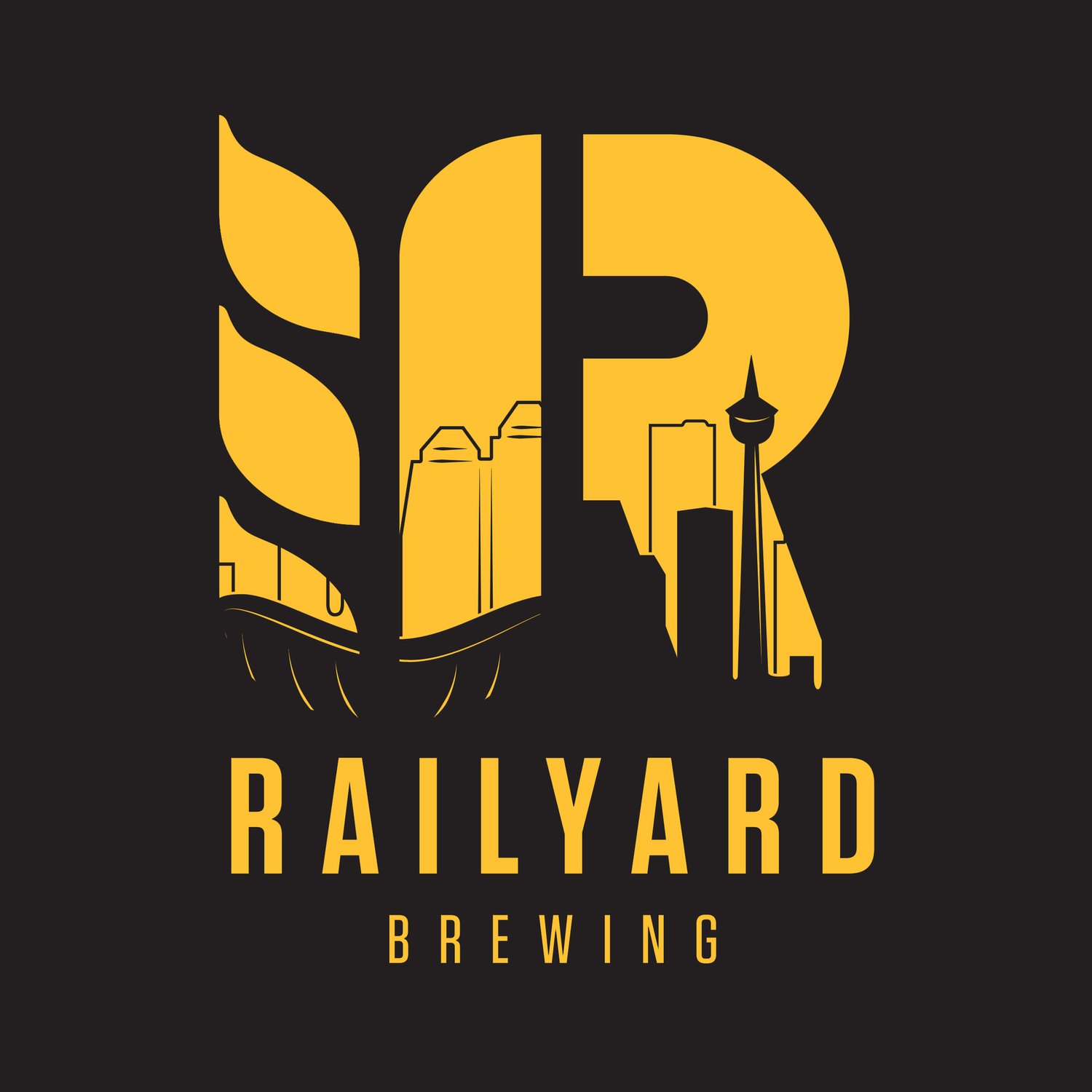 RAILYARD BREWING STICKER - 2"x2"  Railyard Brewing | Calgary Craft Brewery