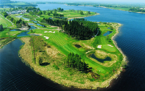 Aerial photo of Tulfarris golf course