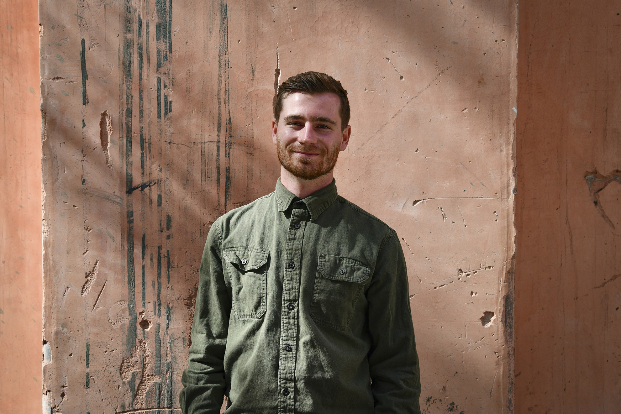 foster youth: portrait of a young man smiling