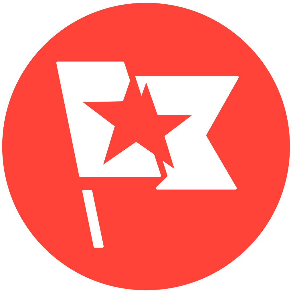 Red flag logotyp