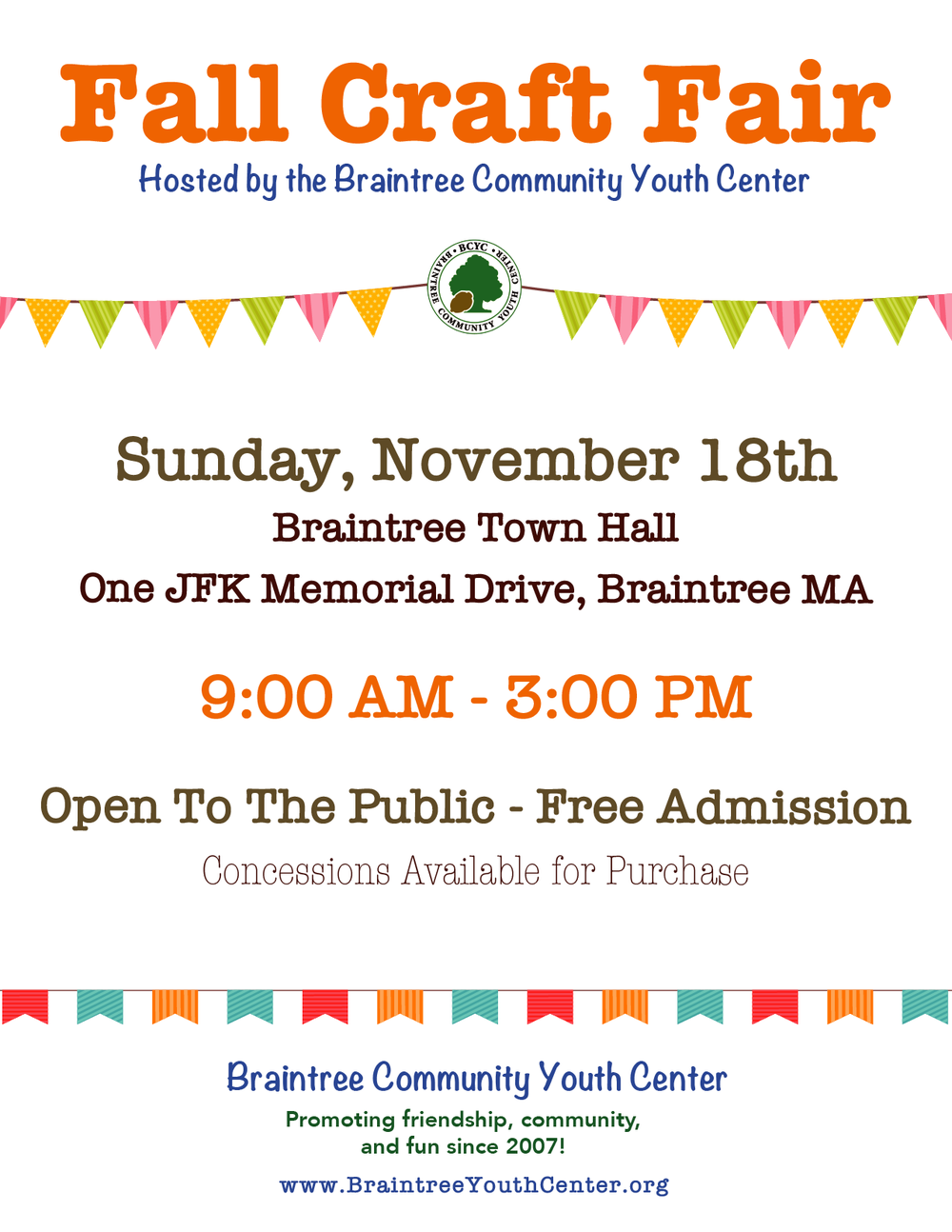 2018 Braintree Craft Fair