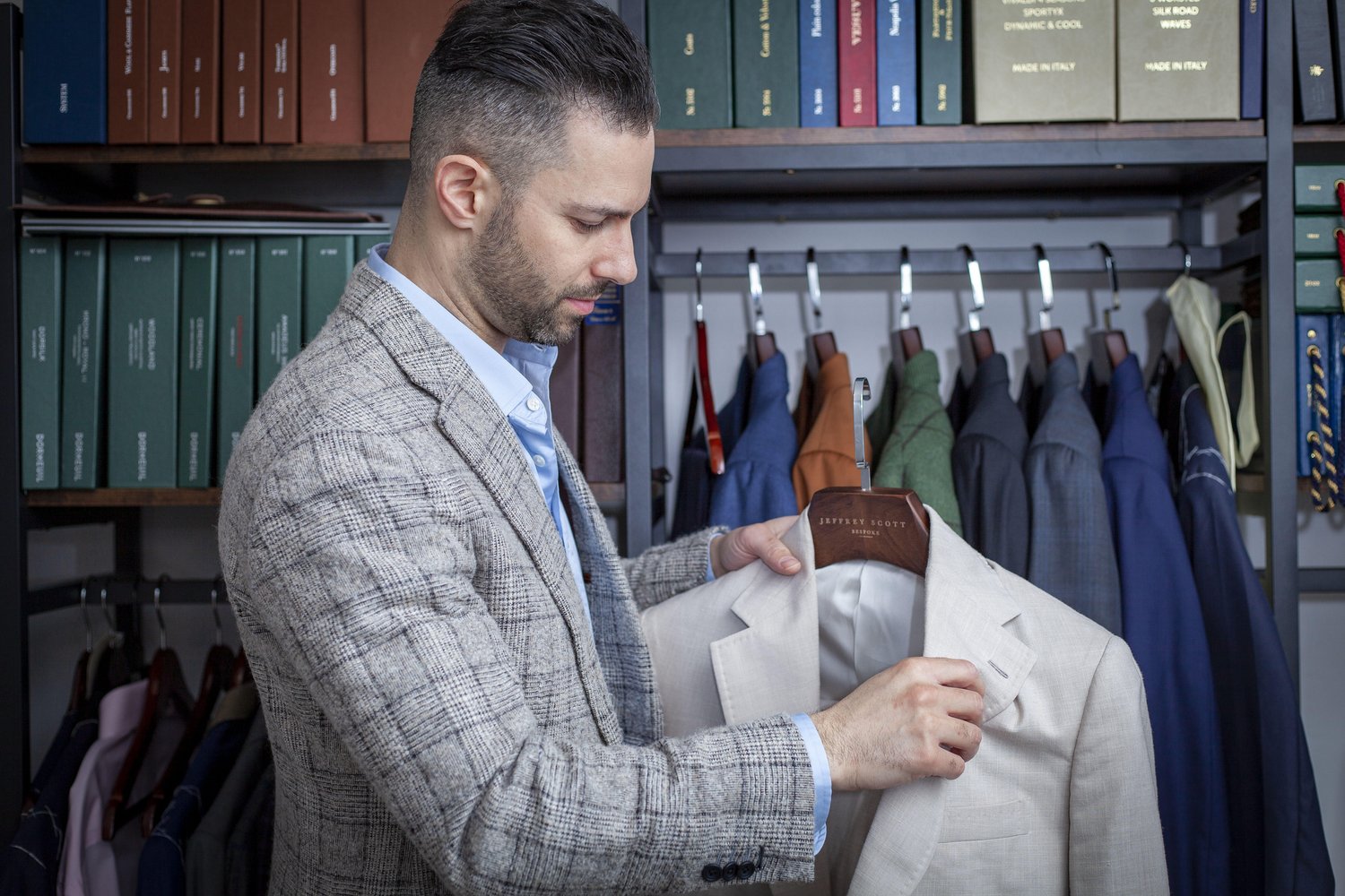 How-To-Series: How to Hang a Suit — Jeffrey Scott