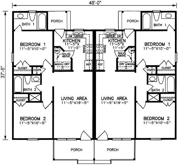 2 Bedroom 1 Bath Duplex Floor Plans Nakedsnakepress com