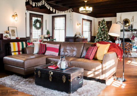 Lowe's Holiday Makeover Recap - Vintage Christmas Remix by Eastcoast Creative
