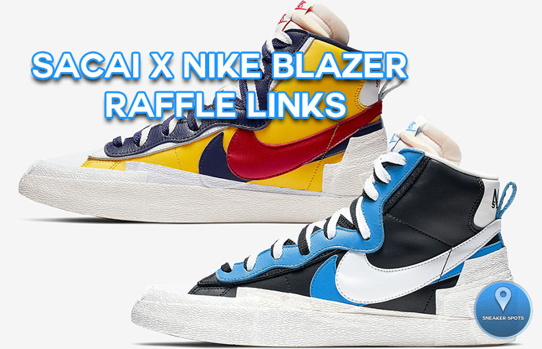 Sacai x Nike Blazer Raffle Links 