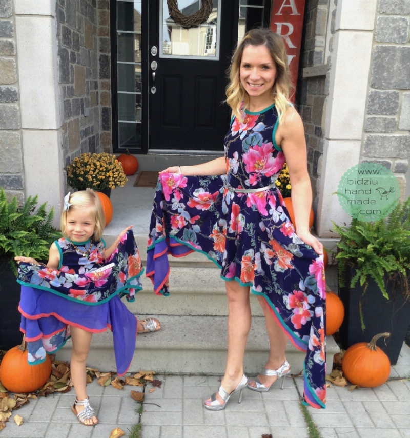 matching summer dresses for mother and daughter