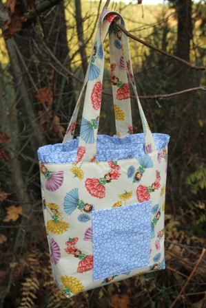 Ruffled Tote Bag from Crafty Staci