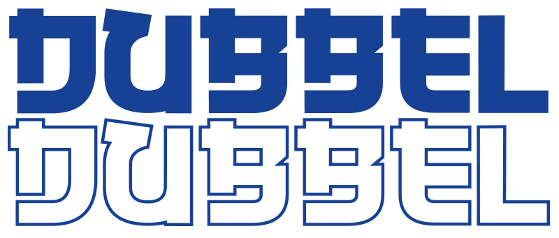 Logotyp för DUBBEL DUBBEL