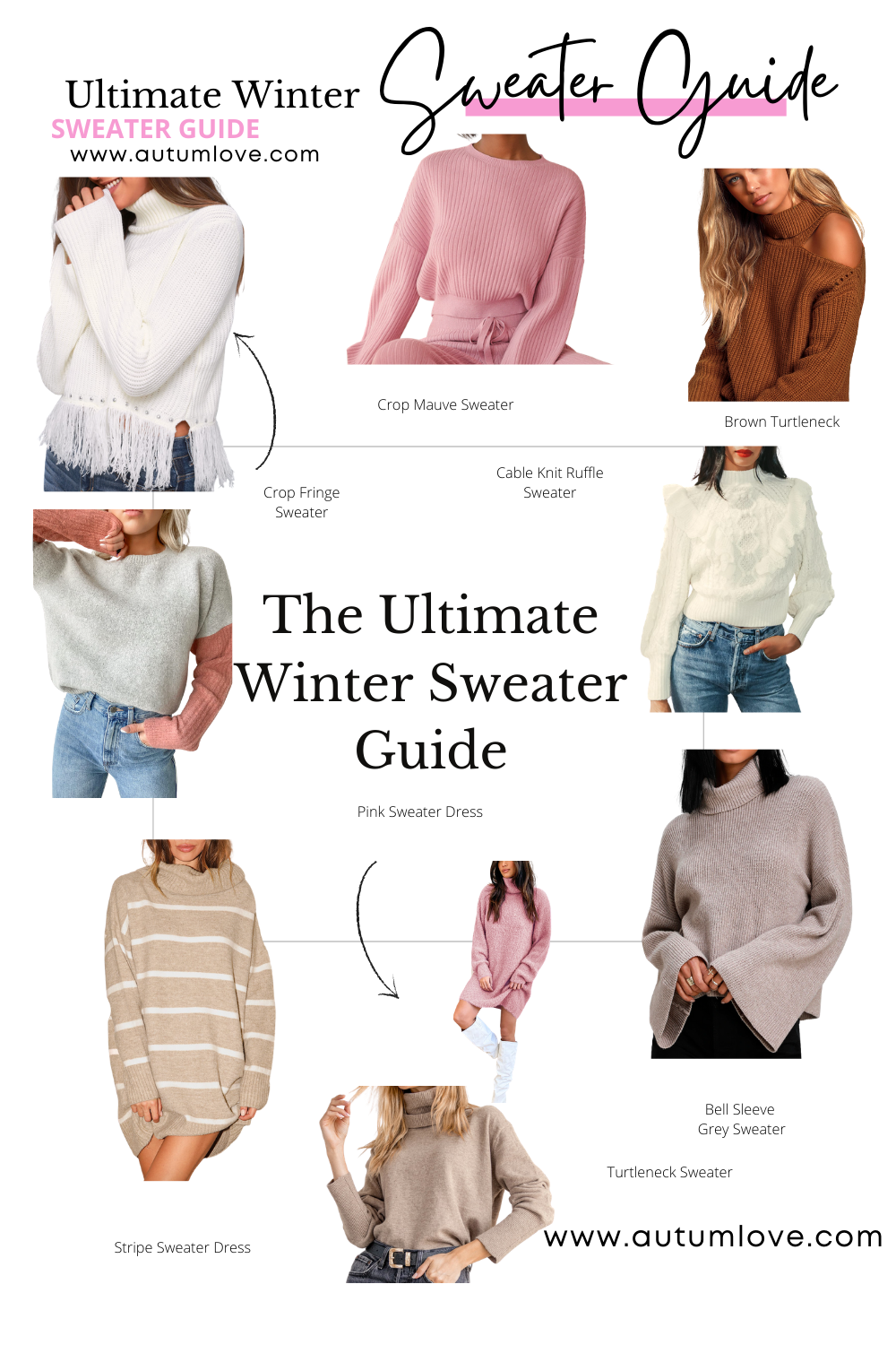 The Ultimate Winter Sweater Guide — Autum Love