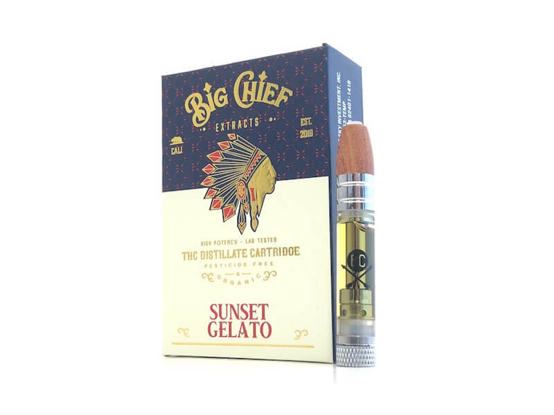 Big Chief Sunset Gelato Distillate Cartridge — Eleaf