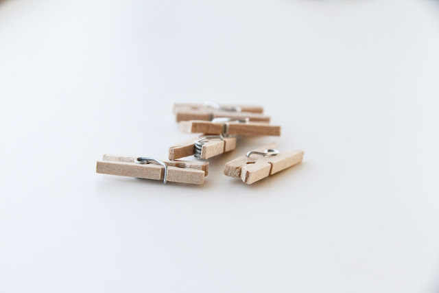 mini clothespins for no-sew hexies and many other adorable uses | Lovely and Enough