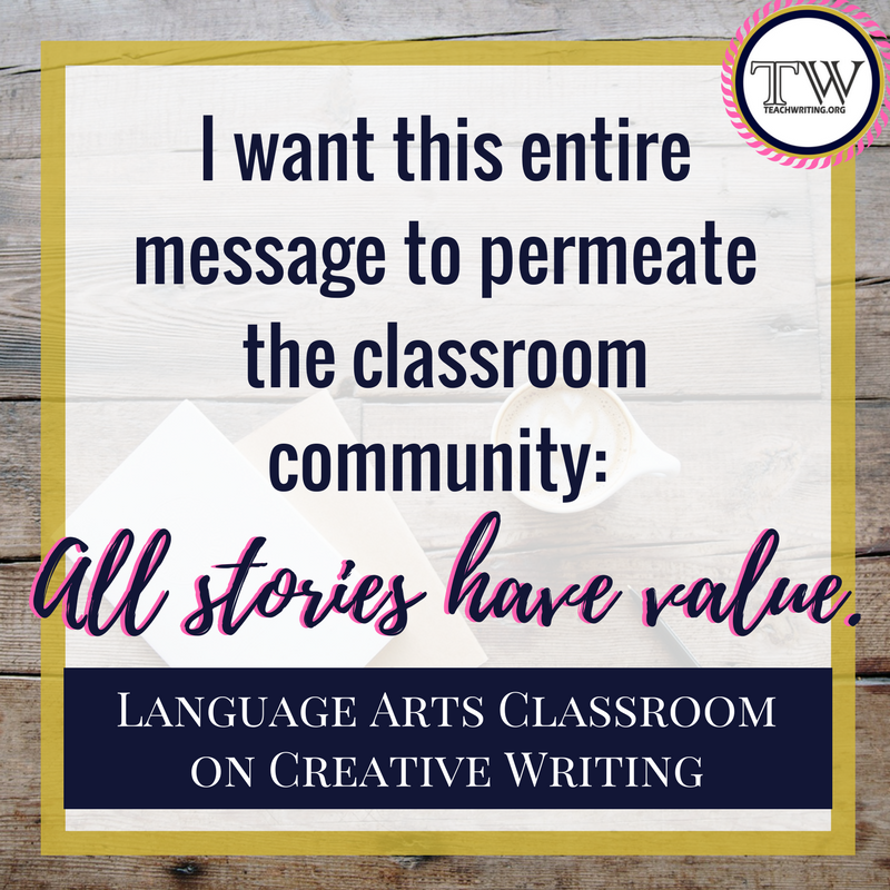 teaching creative writing in high school