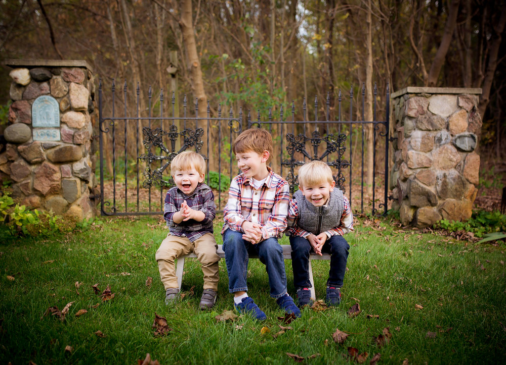 My three amazing boys that inspire my motherhood journey everyday! 