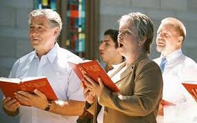 Image result for singing loudly at mass