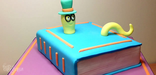 Bookworm Cake - 8/4, 10:30-12 — Sugar Drop Inc.