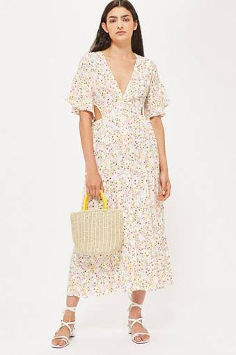  Chiffon floral dress from  Topshop  