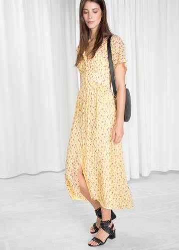  Yellow Print Dress from  &amp; Other Stories  