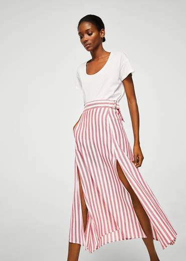 Striped maxi skirt from  Mango  
