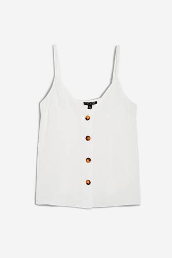  Button through camisole top from  Topshop  