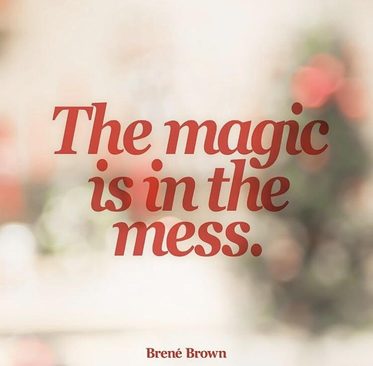 Love Brene Brown, If you don't follow her already go like all her stuff right now - so good.