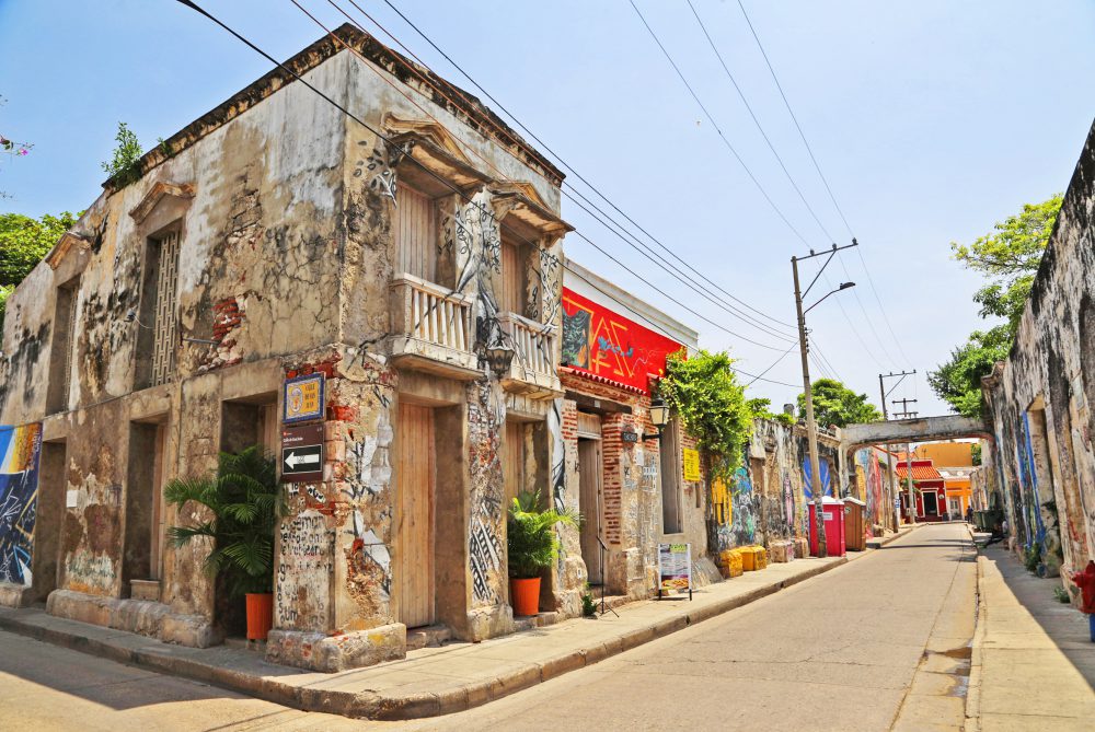 Getsemani streets - lots of street art and color